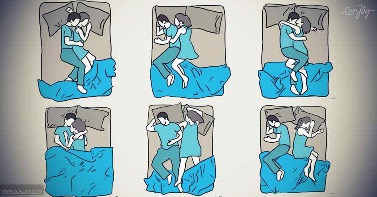 Zde zjistíte, co vaše spící pozice vypovídají o vašem vztahu: