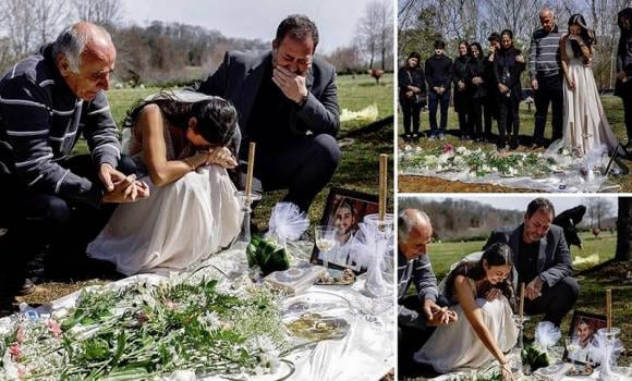 Místo k oltáři pochodovali svatební hosté na hřbitov. Velmi smutný příběh rozpláče každého, kdo má city