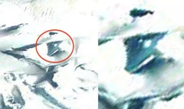 Na malém ostrůvku v Antarktidě objevil badatel UFO