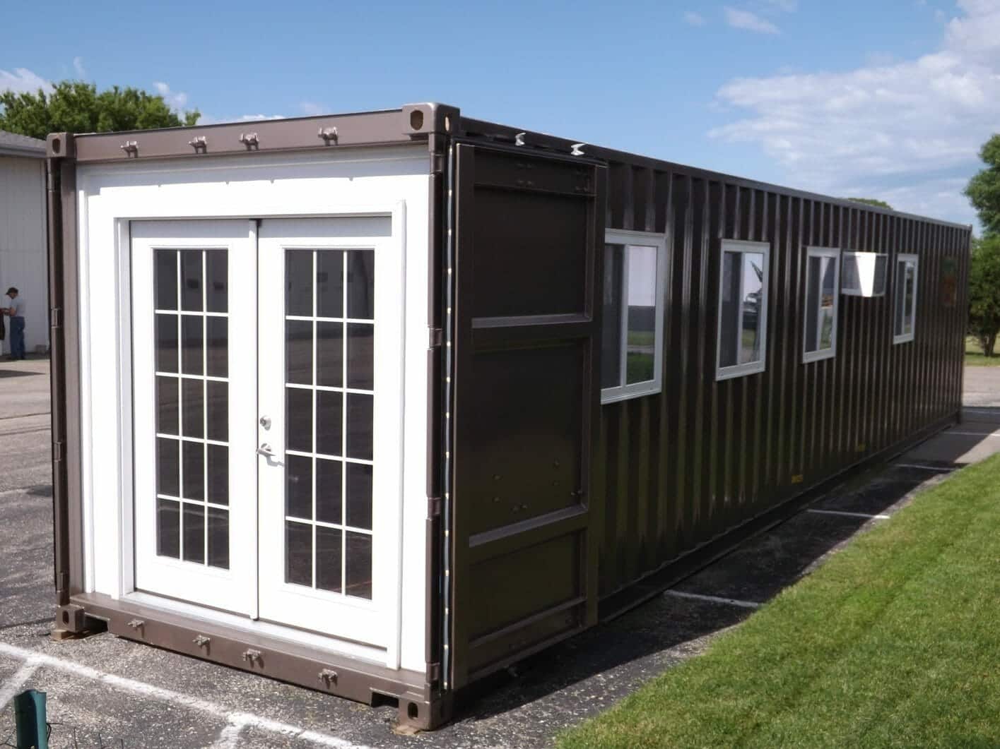 Mini domky z kontejnerů mohou sloužit jako moderní bydlení