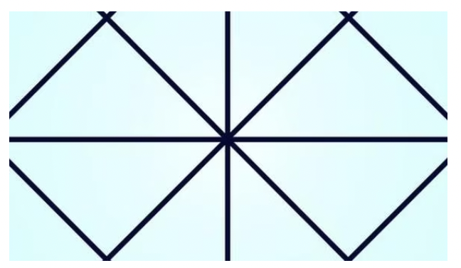 IQ TEST:  Kolik trojúhelníků vidíte na obrázku této výzvy k otestování vaší inteligence.