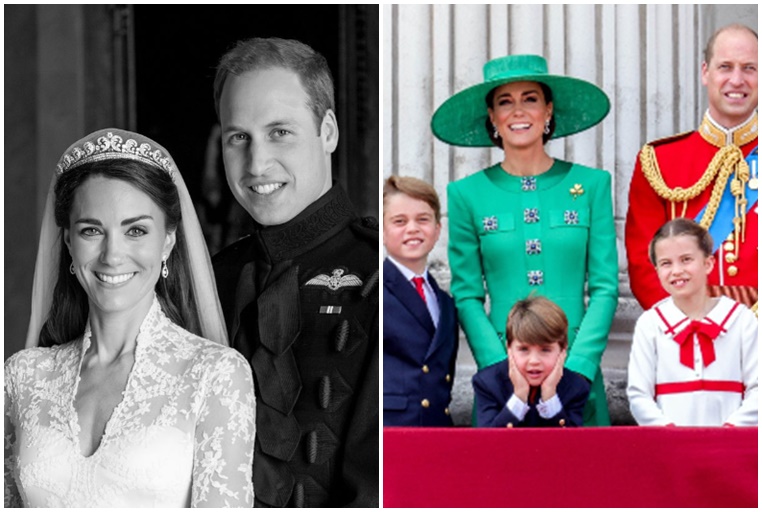 Princ William a Kate Middleton slaví 13. výročí svatby! Podívejte se co se za tu dobu stalo! Nevěra Prince a dokonce rozchod!