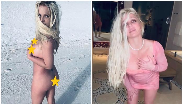 Britney Spears byla na pláži úplně nahá! Ještě se u toho natočila a sdílela na sociálních sítích Video!