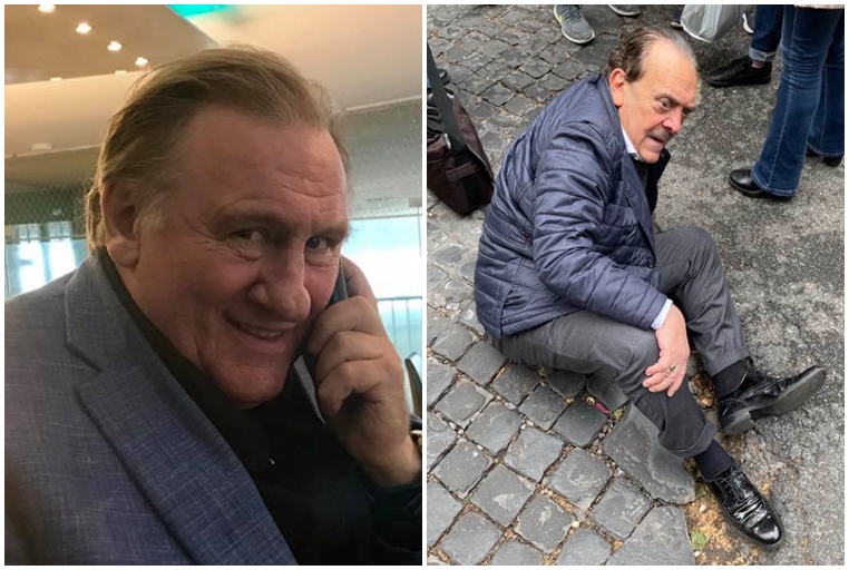 Herec Gérard Depardieu způsobil další skandál! V Římě brutálně napadl osmdesáliletého fotografa, jemuž se v Itálii přezdívá král paparazzi!