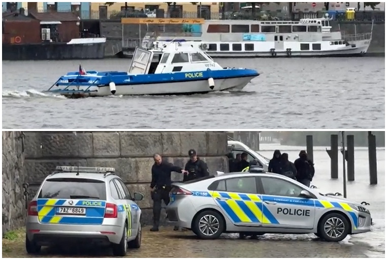 Policisté zasahují v Praze 5! Ve Vltavě se objevilo lidské tělo! Jde o muže a je tam již několik týdnu!