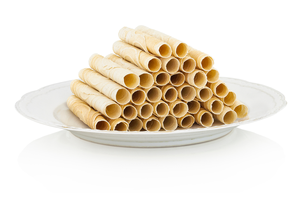 Jednoduché trubičky s jemným tvarohovým krémem