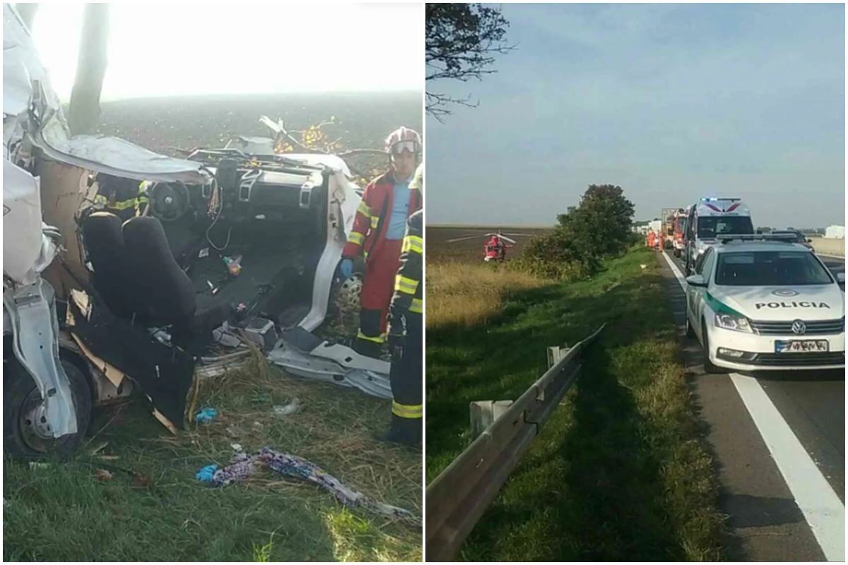 Při tragické nehodě na dálnici zemřela celá rodina! Přežilo jen pěti měsíční miminko! Ani otrlí záchranáři nezadrželi slzy!