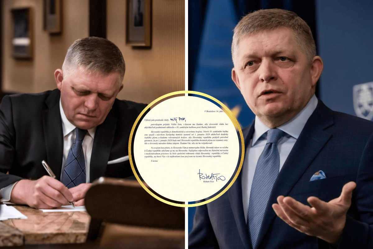 Fico: Slovensko si nenechá nic diktovat, ani od Česka! Ručně dopsal „Milý Petře“ a poslal Fialovi vzkaz, který jen tak nerozdýchá!