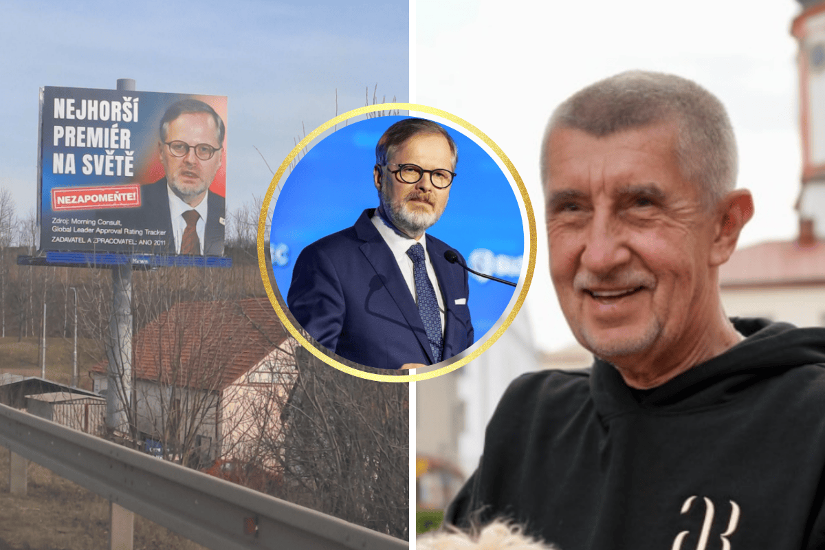 Billboardy označují Fialu za nejhoršího premiéra! Státní zastupitelství to za pomluvu nepovažuje, stížnost smetlo ze stolu!