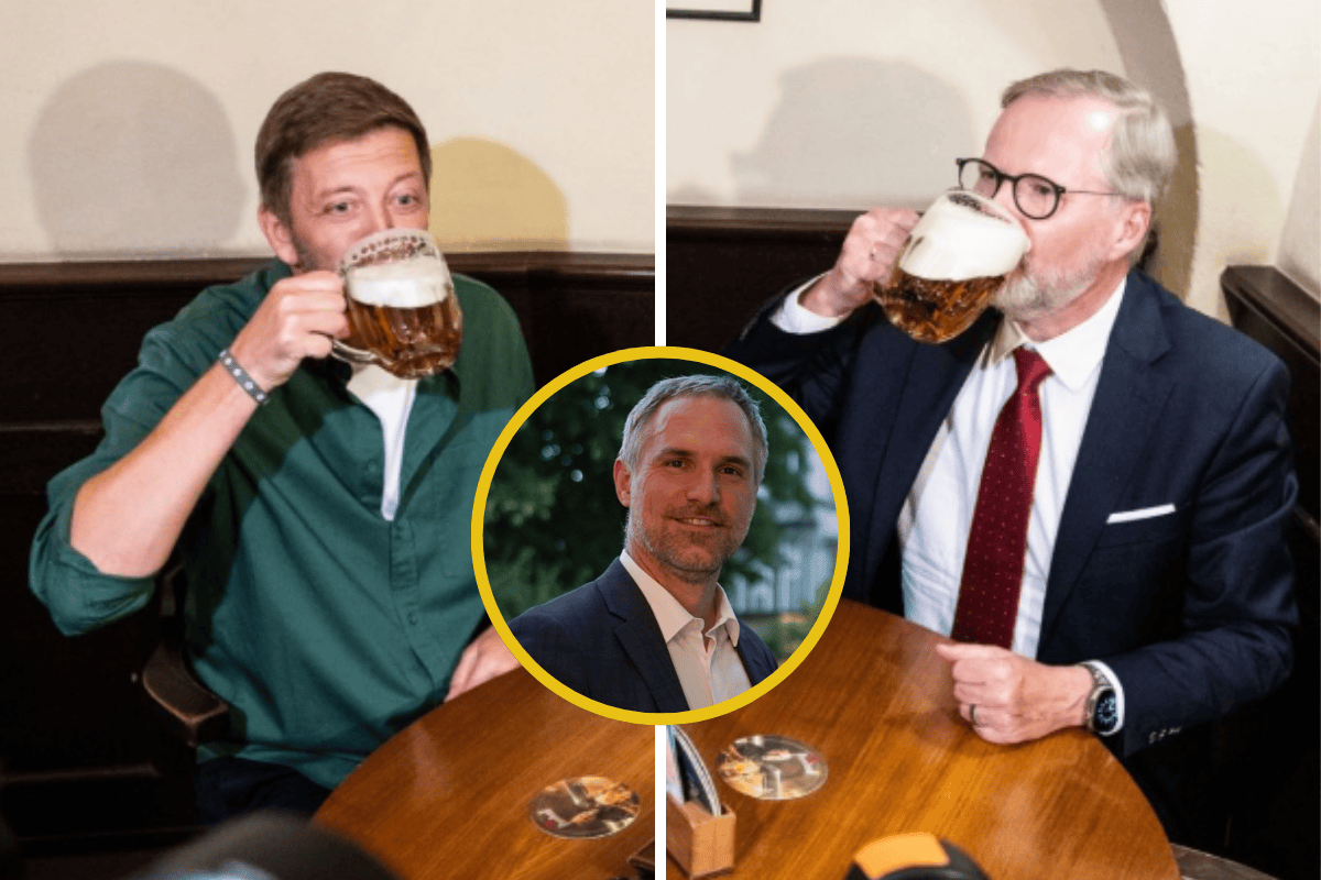 Fiala a Rakušan si přiťukli u piva! Hřibova prázdná židle však vzbudila největší pozornost! Proč nedorazil?