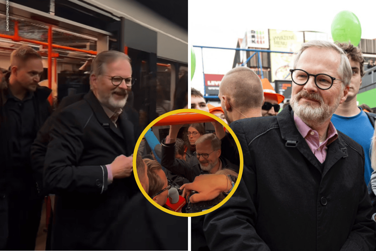 Premiér Petr Fiala v metru mezi lidmi! Čelil ostrým slovům i dojemným vzkazům! Jak to celé probíhalo?