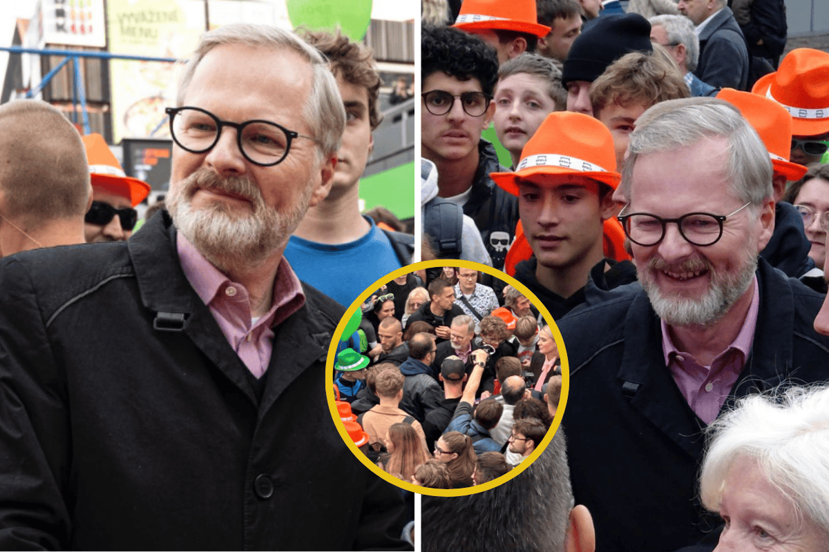 Drsné útoky na premiéra Fialu a jeho tým v centru Prahy! Policie ani ochranka jim nedokázali  zabránit!