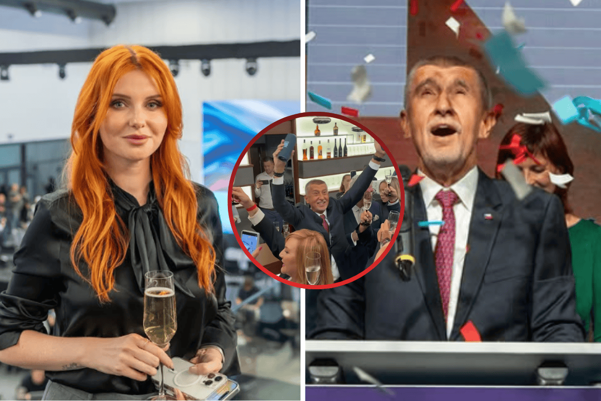 Babišova noc vítězství! Místo davů zvolil společnost jediné ženy! Oslava se zrzkou Anetou mimo kamery!