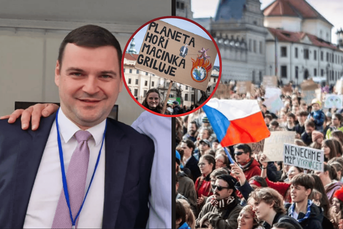 Demonstranti odmítli Motoristy v čele ministerstva životního prostředí! Macinka čelí ostré kritice ekologů i vědců!