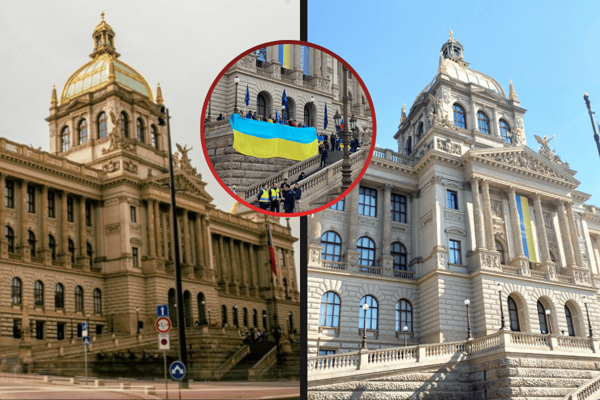 Národní muzeum sundalo ukrajinskou vlajku! Místo ní vyvěsí hlávku zelí! Co stojí za rozhodnutím muzea?