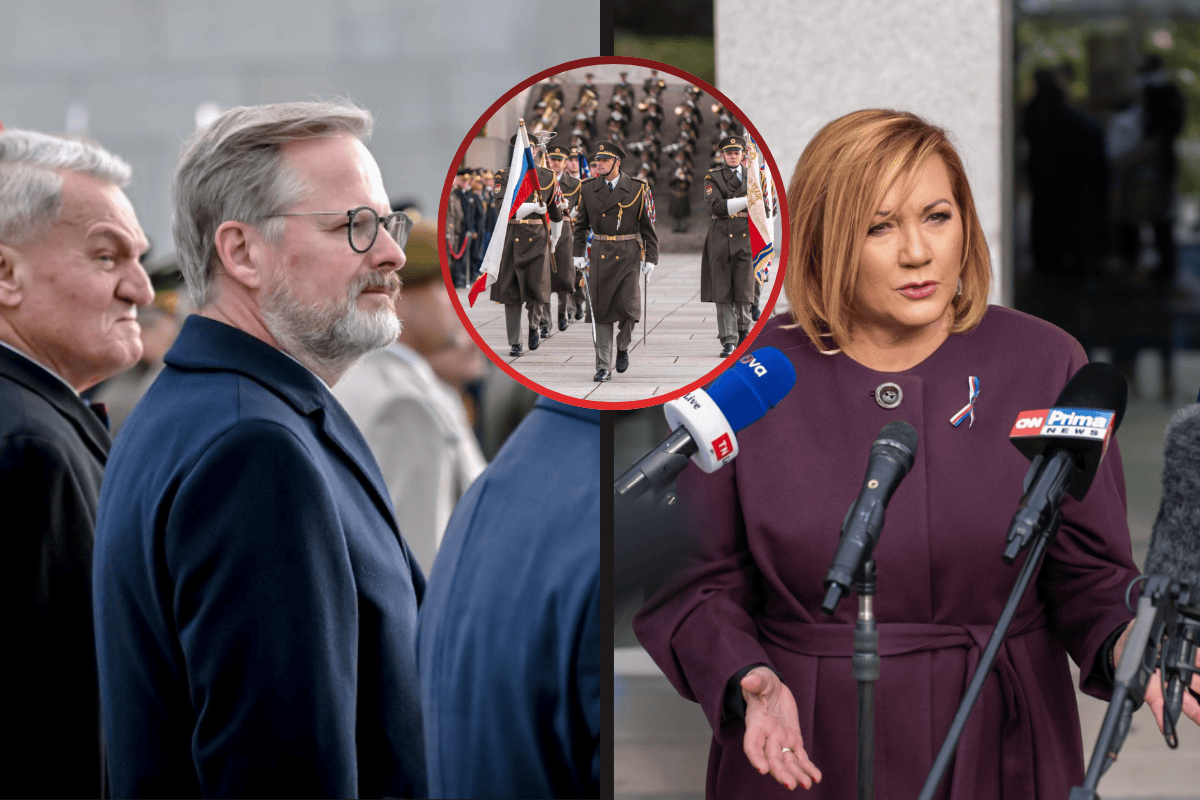 Slavnost se změnila v politické klání! Fiala se pustil do ANO! Schillerová vzkázala: „Navždy zůstaneme v NATO!“
