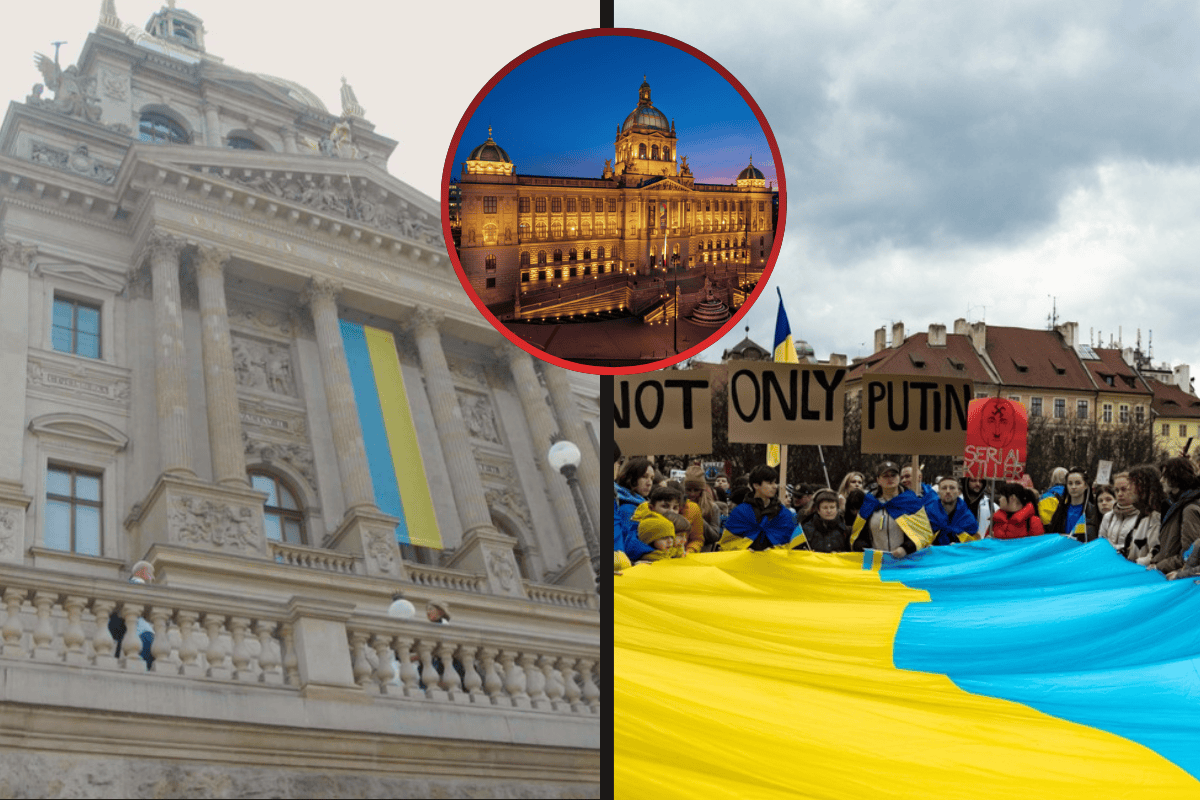 Ukrajinská vlajka zmizela z muzea! Protest na Václaváku! Lidé ji chtějí zpět! Mluví o strachu a ústupcích!