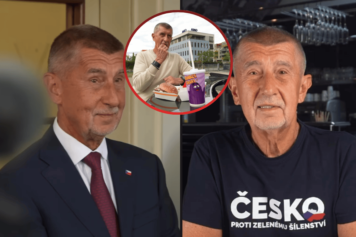 Andrej Babiš a jeho luxusní život! Mercedes za deset milionů a hamburger z fastfoodu!