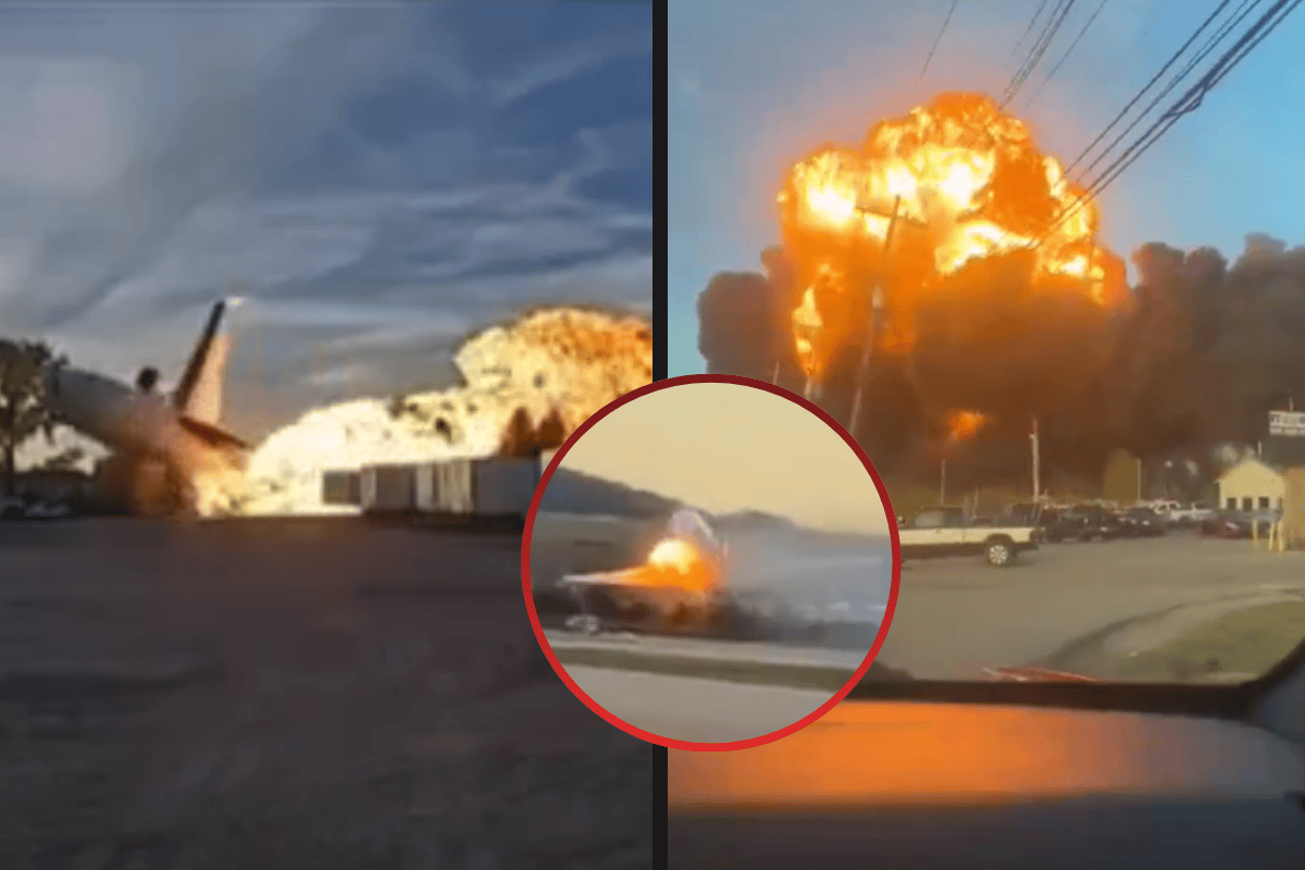 Letadlo UPS se zřítilo u letiště! Explozi zachytila kamerou z pár metrů! Louisville se proměnil v hořící peklo!