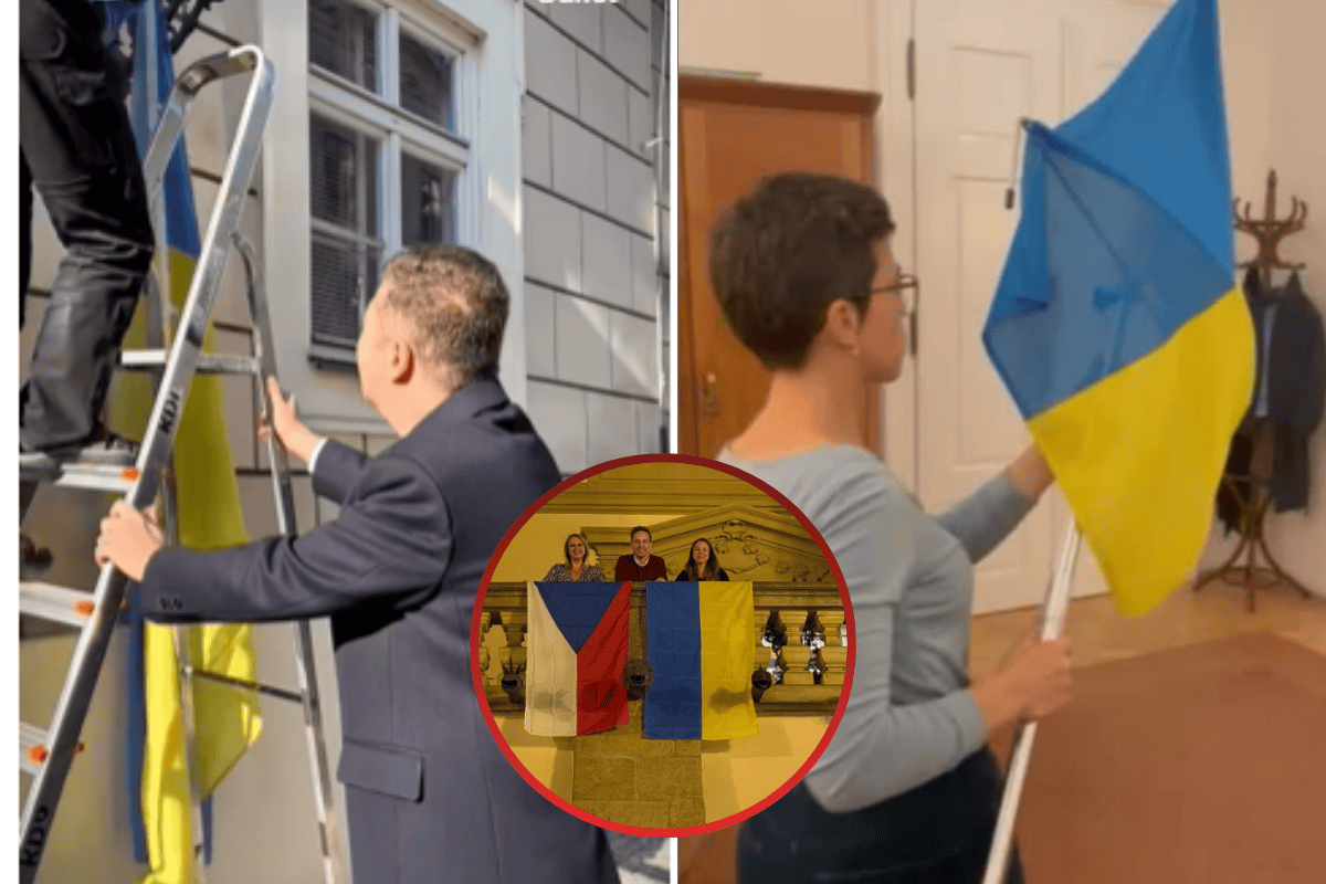 Vlajková válka ve Sněmovně! Okamura sundavá, ODS a Piráti vrací zpět! Ukrajinská vlajka rozpoutala hádku roku!