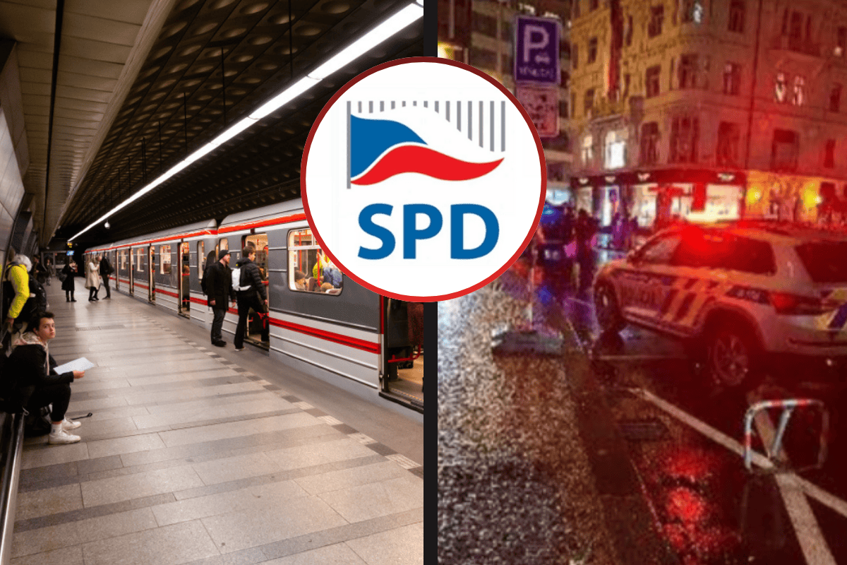 Žena zaútočila na člena pražské SPD! Osmdesátiletého pamětníka 17. listopadu brutálně pobodala v metru!