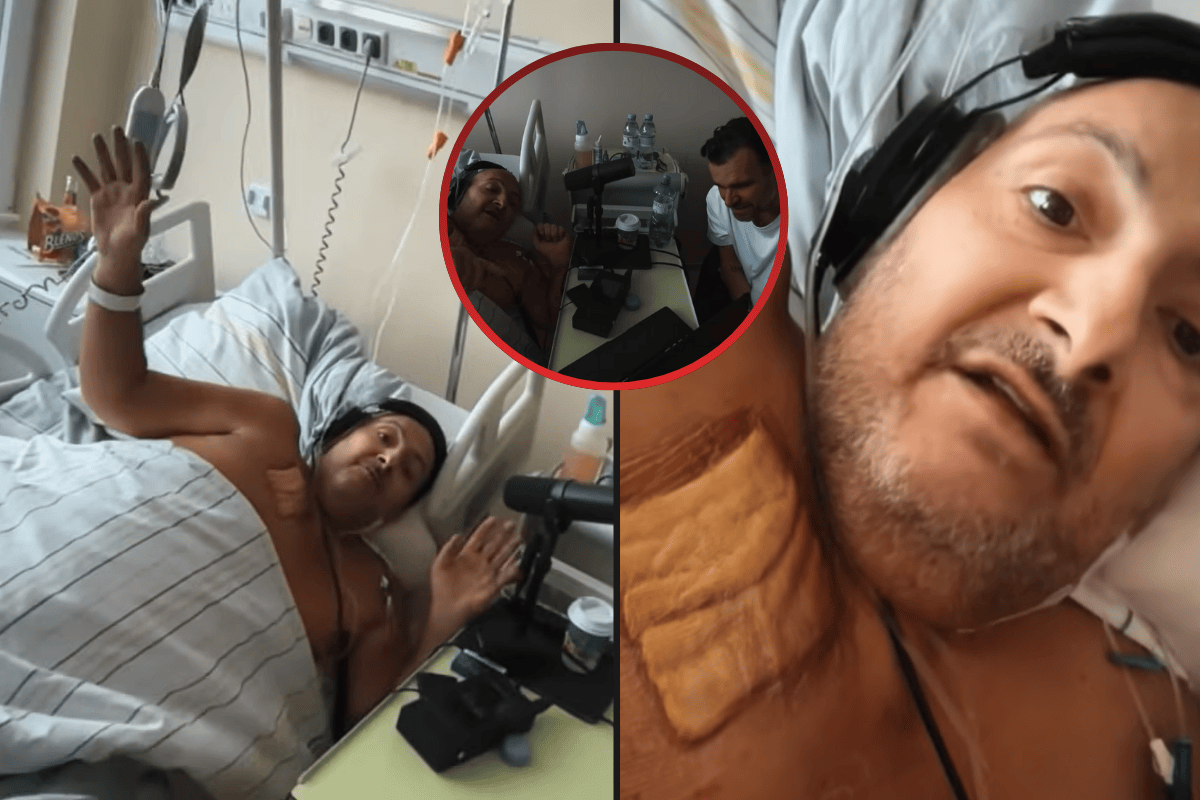 Patrik Hezucký ukázal nemocniční pokoj plný bizarností! Dělá sis srandu ze sestřičky a pod sto ještě nemá.