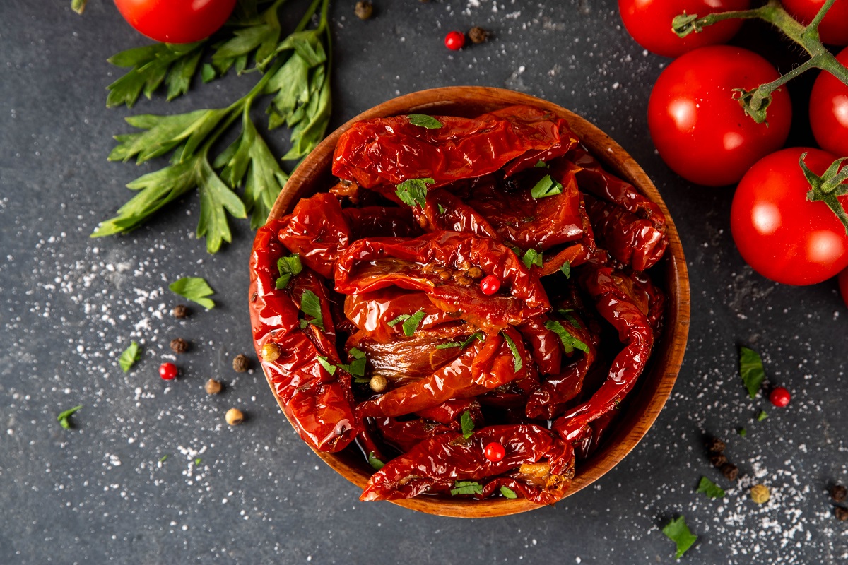 Sušená rajčata v oleji pro zimní vaření