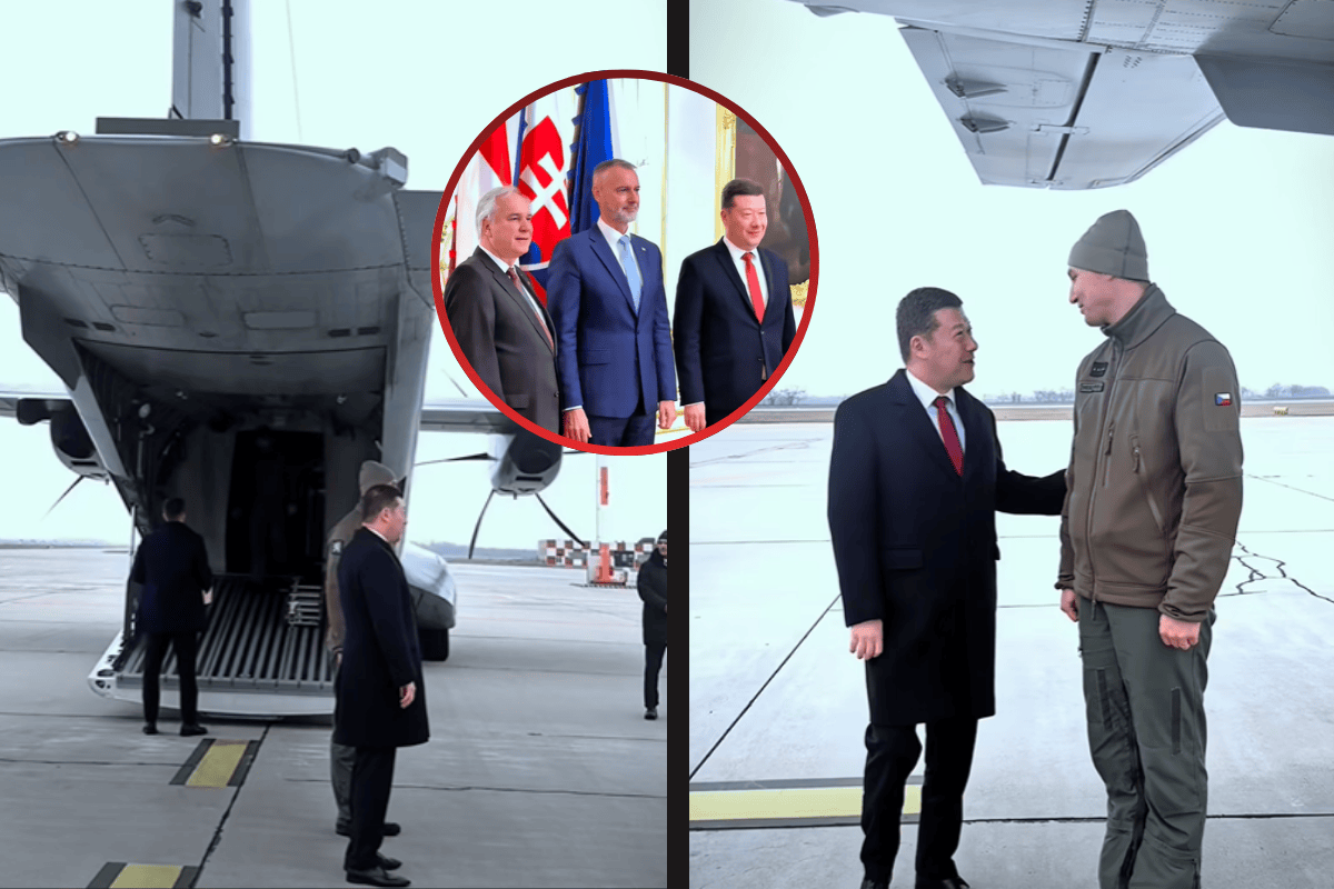 Tomio Okamura káže o úsporách, ale sám letí na Slovensko armádním letadlem! Kolik skutečně cesta stála?