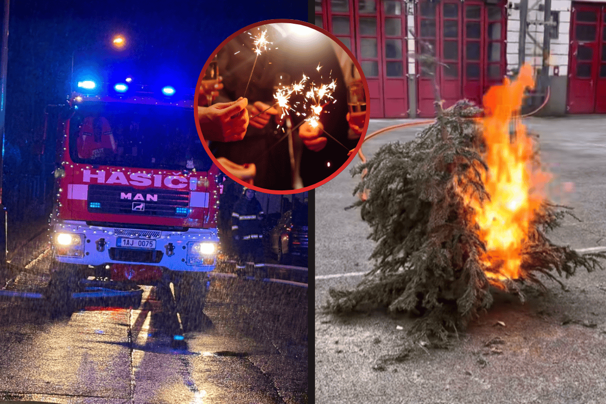 Štědrý den v plamenech a sirénách! Hasiči řešili rekordní počet požárů za posledních pět let! Lidé slavili Vánoce v chaosu a strachu!