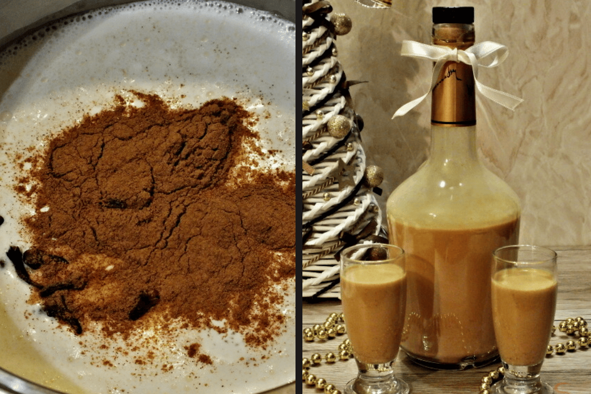 Domácí karamelový likér se skořicí jako tekutý vánoční poklad