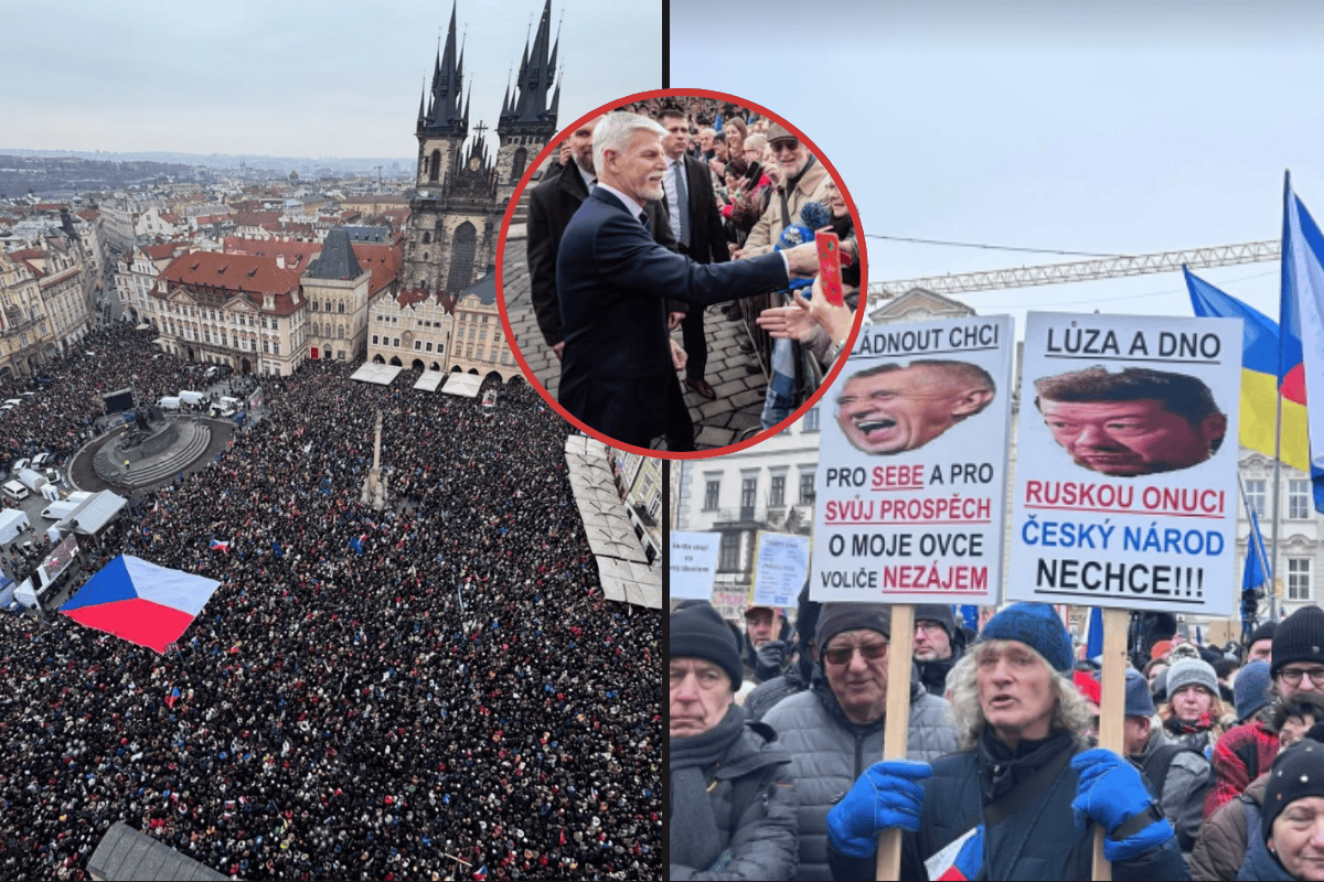O demonstraci za prezidenta se mluví až za oceánem!  Desítky tisíc lidí v ulicích Prahy a v zahraničí se mluví o tom, co se v Česku vlastně děje?