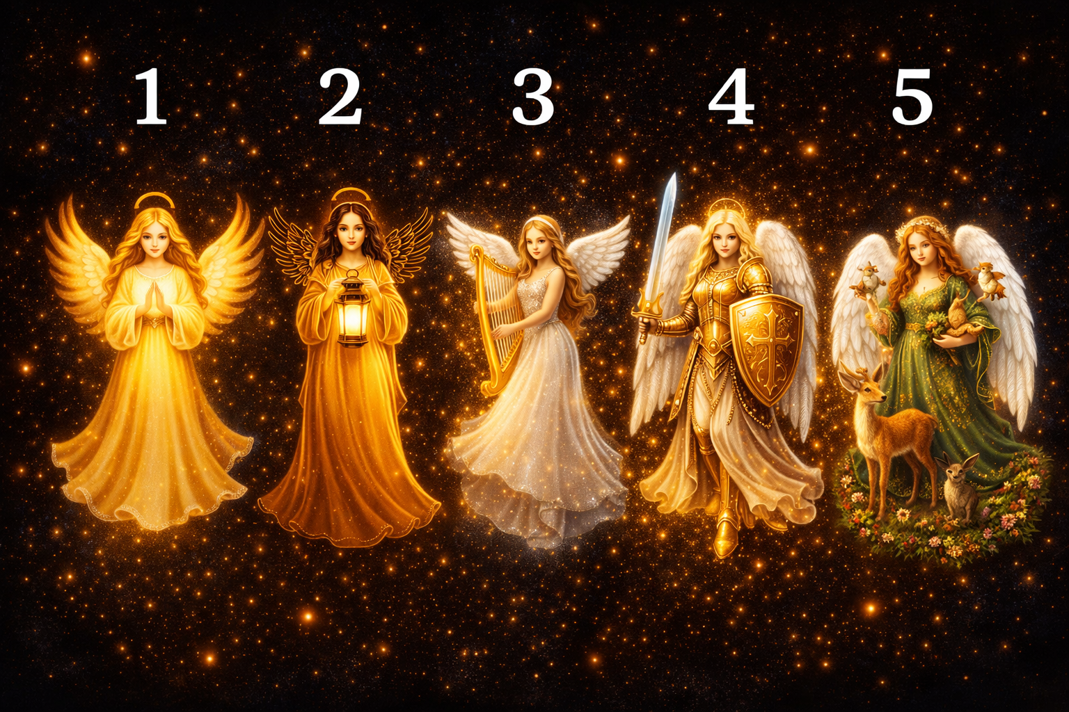 Andělské znamení, které nelze přehlédnout: Který obraz vás přitahuje nejvíce?