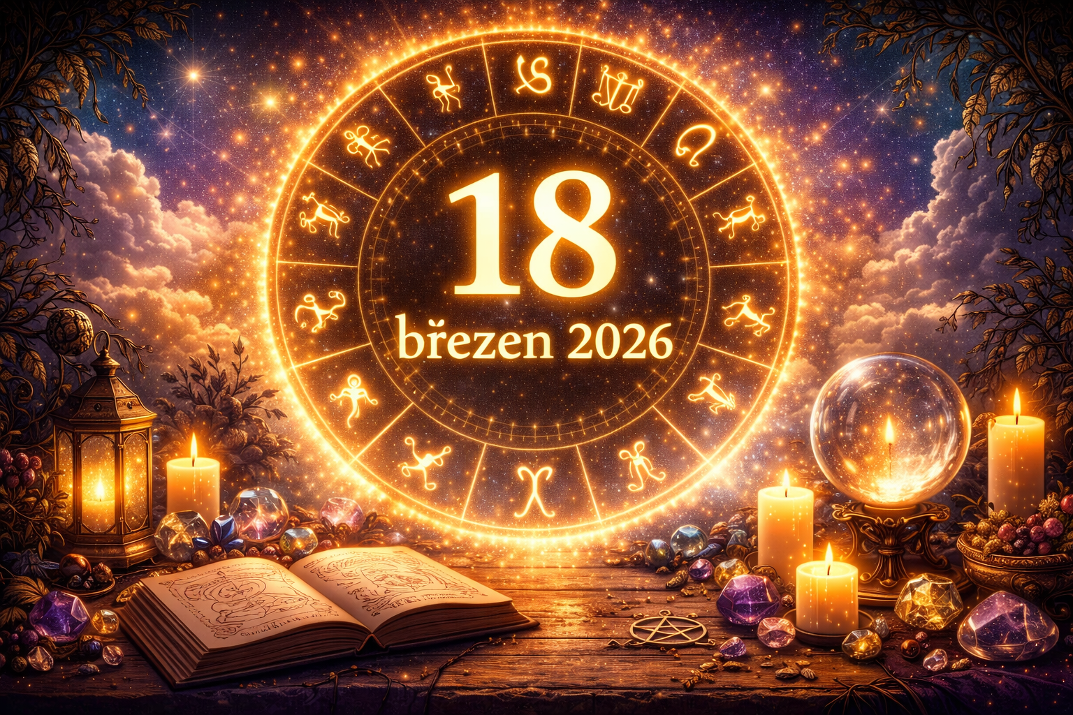 Horoskop na 18. března 2026: Zatímco Berani kypí energií, Blíženci stojí před těžkým rozhodnutím. Co čeká v polovině týdne právě vás?