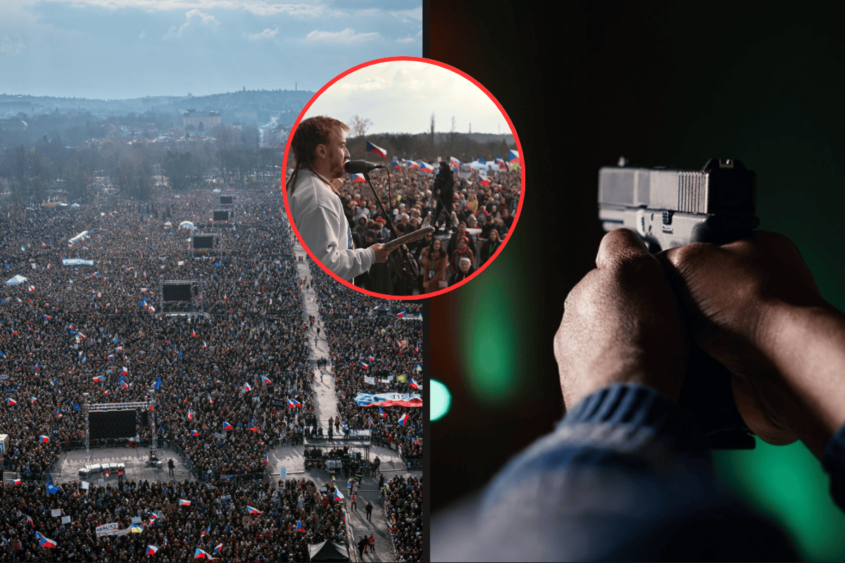 Výstřely z okna přímo při demonstraci na Letné vyděsily okolí! Co přesně se na místě odehrálo a proč musela zasáhnout policie?