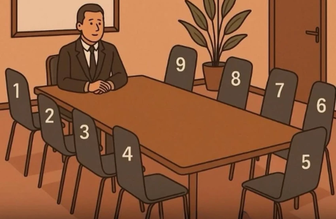 Kam byste si sedli v zasedací místnosti? Tento jednoduchý test může prozradit něco o vaší osobnosti