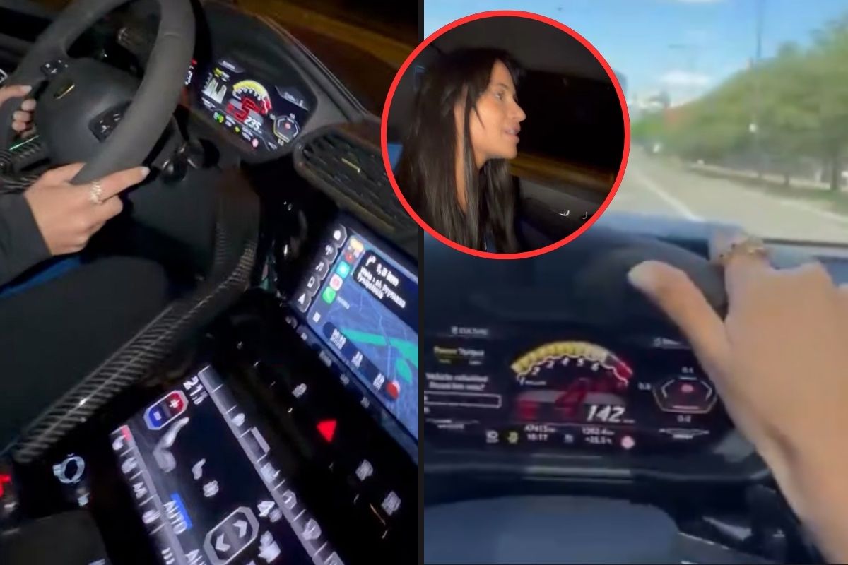 Rychlá jízda se změnila v noční můru! Ukrajinská modelka se pochlubila videem ze svého Lamborghini! Co jí teď hrozí?