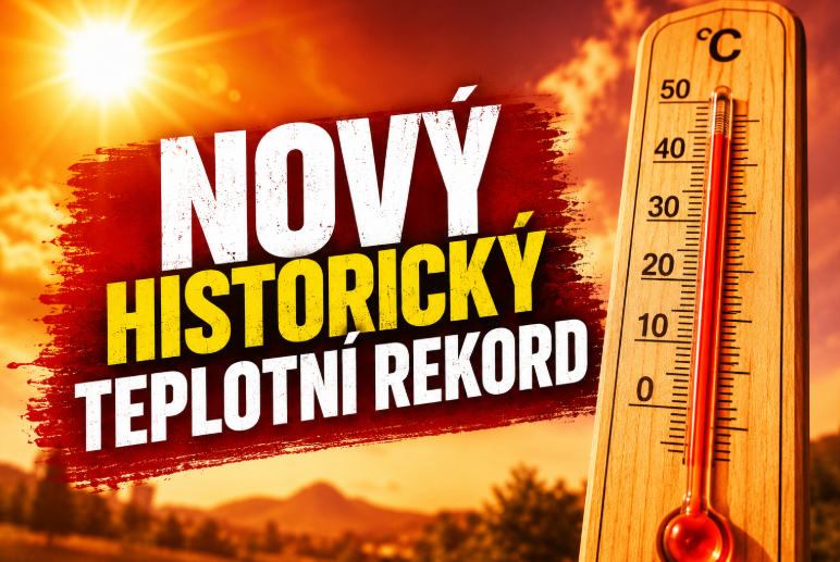 Takové vedro nepamatují ani nejstarší záznamy! Podívejte se, kde padl rekordních 40,9 stupně!