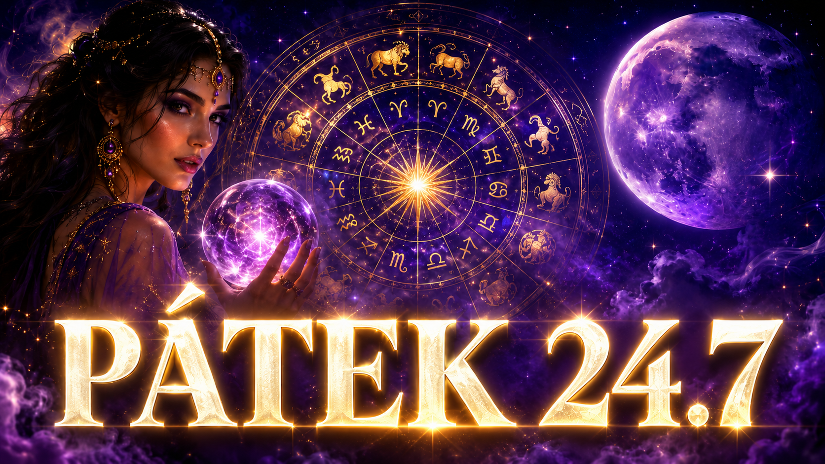 Denní horoskop na pátek 24. července 2026: Raky může překvapit finanční zpráva, Berany čeká romantika. Co hvězdy naznačují právě vám?