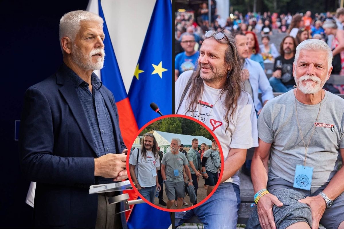 Prezident Pavel si užíval festival s kelímkem v ruce a pak přišlo setkání s provokativní zpěvačkou! Co mu řekla?