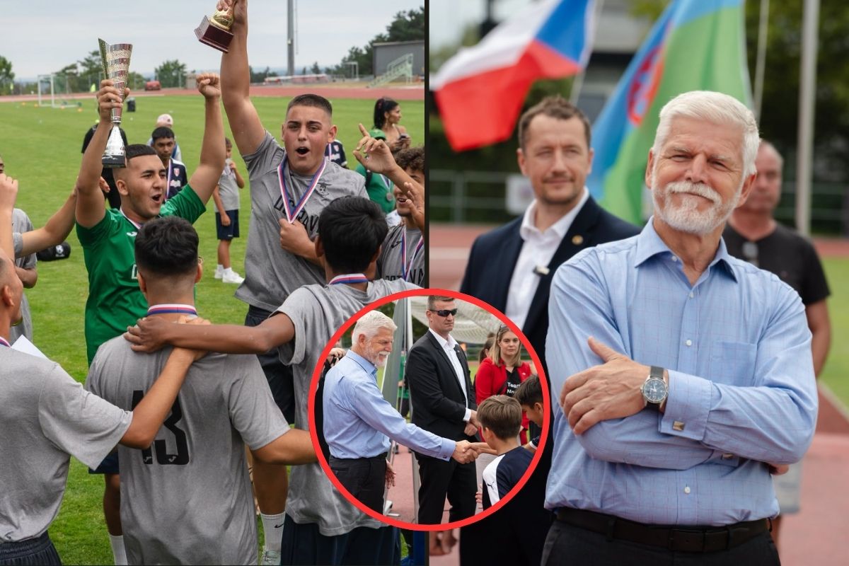 Petr Pavel stojí za Romy a dal to veřejně najevo! Prezident dorazil mezi mladé fotbalisty! Co svým gestem vzkázal?